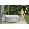 imageBestway Coleman Palm Springs 4 to 6 Person EnergySense Smart AirJet Plus Inflatable Hot Tub Outdoor Spa with 140 AirJets and Insulated Cover2 Capacity Light Grey