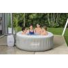 imageBestway Coleman Palm Springs 4 to 6 Person EnergySense Smart AirJet Plus Inflatable Hot Tub Outdoor Spa with 140 AirJets and Insulated Cover2 Capacity Light Grey
