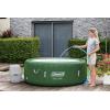 imageBestway Coleman Palm Springs 4 to 6 Person EnergySense Smart AirJet Plus Inflatable Hot Tub Outdoor Spa with 140 AirJets and Insulated Cover4 Capacity Forest Green