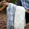 imageCathay Home Coleman Large Oversized Reversible MicroMink and Sherpa Throw Blanket 60x80 Inch TaupeLight Blue