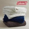 imageCathay Home Coleman Oversize Diamond Quilted Teddy Sherpa Fleece Throw BlanketBedspread  Home Sofa Couch Outdoor Travel Stadium Sports Camping Hiking  Indigo FullQueen 90quotx90quotOff White