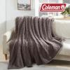 imageCathay Home Coleman Oversize Diamond Quilted Teddy Sherpa Fleece Throw BlanketBedspread  Home Sofa Couch Outdoor Travel Stadium Sports Camping Hiking  Indigo FullQueen 90quotx90quotCharcoal Brown