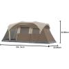 imageColeman 6Person WeatherMaster Camping Tent with Screened Porch Weatherproof Tent with Screen Room Rainfly ampamp Carry Bag IncludedContains Pfas