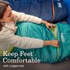 imageColeman Big Bay 02040F ColdWeather Sleeping Bag Adult Mummy Sleeping Bag with Headrest Foot Ventilation ampamp Storage Sack Big ampamp Tall OptionsContains PFAS