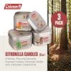 imageColeman Campfire Citronella Candle with Wooden Crackle Wick  6 ozVariety Pack