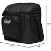 imageColeman Chiller Insulated Soft Cooler Leakproof 91630 Can Cooler with 12 Hour Ice Retention Made with Recycled Materials Great for Lunch Camping Beach Pool Sports ampamp MoreBlack