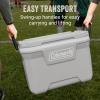 imageColeman Classic Series Insulated Portable Cooler LeakResistant Outdoor Hard Cooler Keeps Ice up to 5 Days 5270120150 QuartRock Grey