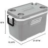 imageColeman Classic Series Insulated Portable Cooler LeakResistant Outdoor Hard Cooler Keeps Ice up to 5 Days 5270120150 QuartRock Grey