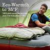 imageColeman Flatlands 304050F Sleeping Bag Made from 100 Recycled Material Big ampamp Tall Options CoolWeather Sleeping Bag for Camping Sleepovers Guests ampamp More35F Big  Tall