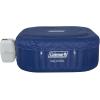 imageColeman Hawaii AirJet Large Square 4 to 6 Person Inflatable Hot Tub Portable Outdoor Spa with 140 AirJets and EnergySense Cover GreyBlue