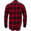 imageColeman Mens LongSleeve Flannel Shirt Midweight Western Plaid ButtonDown BlueGrey MediumRedBlack Plaid