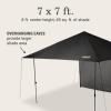 imageColeman Oasis Lite PopUp Canopy Tent with Side Wall Attachment Portable Shelter with Easy Setup ampamp Takedown Wheeled Carry Bag Included 7x710x10ft SizesBlack