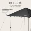 imageColeman Oasis Lite PopUp Canopy Tent with Side Wall Attachment Portable Shelter with Easy Setup ampamp Takedown Wheeled Carry Bag Included 7x710x10ft SizesBlack
