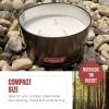 imageColeman Outdoor Citronella Candle 3Wick Decorative Tin Bucket Candle for Patio Backyard Camping and Outdoor Use Up to 35 Hours Burn Time 20oz20oz Pack of 6