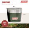 imageColeman Outdoor Citronella Candle Decorative Tin Candle for Patio Backyard Camping and Outdoor Use Includes Lid for Protection Up to 25 Hours Burn Time 11ozGreen