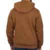 imageColeman Polar Mens Fleece Lined Workwear FullZip Sweatshirt with Hood Perfect Hoodie For The OutdoorsCopper