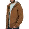 imageColeman Polar Mens Fleece Lined Workwear FullZip Sweatshirt with Hood Perfect Hoodie For The OutdoorsCopper