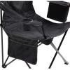 imageColeman Portable Camping Chair with 4Can Cooler Cushioned Seat ampamp Back with Side Pockets ampamp Cup Holder Carry Bag Included Great for Camping Tailgating Firepits Patio ampamp MoreBlack