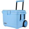 imageColeman Pro HeavyDuty 45qt UltraLight Premium Hard Cooler ExtraThick Insulation Keeps Ice up to 4 Days 74Can CapacityBlue Sky