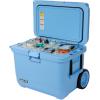 imageColeman Pro HeavyDuty 45qt UltraLight Premium Hard Cooler ExtraThick Insulation Keeps Ice up to 4 Days 74Can CapacityBlue Sky