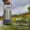 imageColeman Pro HeavyDuty Insulated Gallon Water Jug Leakproof Portable Jug for Rugged Use Durable Steel Water Bottle05 Gallon