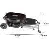 imageColeman RoadTrip 225 Portable Propane Grill 2Burner Gas Grill with Matchless Ignition ampamp Adjustable Temperature Control 11000 BTUs of Power for Grilling Tailgating Camping BBQ ampamp MoreBlack