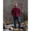imageColeman Sherpa Lined Yukon Flannel Shirt Jackets with Corduroy Trim RedCharcoal LargeRedCharcoal