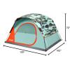 imageColeman Skydome Tent with 5 Minute Setup 2468Person Weatherproof Tent with Rainfly ampamp Carry Bag 20 More Headroom Than Traditional CanopiesWatercolor