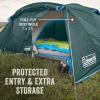 imageColeman Skydome Tent with FullFly Weather Vestibule Weatherproof 46 Person Tent Sets Up in 5 Minutes ampamp Protects from Water 20 More Headroom Than Traditional SheltersContains PFAS