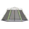 imageColeman Skylodge Portable Screenhouse with 1Minute Setup Screened Gazebo for BugFree Lounging Outdoor Sun Shade for Picnic Events Parties Camping ampamp MoreGray