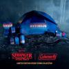 imageColeman Stranger Things Outdoor Gear Collection Limited Edition Stranger Things ampamp Coleman Upside Down Camping Assortment CoolerChairTentSleeping BagSoft Cooler Navy Stripe