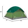 imageColeman Sundome Camping Tent with Rainfly 2346 Person Tent Sets Up in 10 Mins Weatherproof Shelter for Camping Festivals Backyard Sleepovers ampamp MoreSpruce Green