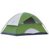 imageColeman Sundome Camping Tent with Rainfly 2346 Person Tent Sets Up in 10 Mins Weatherproof Shelter for Camping Festivals Backyard Sleepovers ampamp MorePalm Green