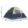 imageColeman Sundome Camping Tent with Rainfly 2346 Person Tent Sets Up in 10 Mins Weatherproof Shelter for Camping Festivals Backyard Sleepovers ampamp MoreNavy Blue