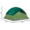imageColeman Sundome Camping Tent with Rainfly 2346 Person Tent Sets Up in 10 Mins Weatherproof Shelter for Camping Festivals Backyard Sleepovers ampamp MoreSpruce Green
