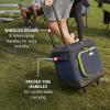 imageColeman XPAND 163042 Can Insulated Soft Cooler with Backpack ampamp Wheeled Cooler Options Portable Ice Chest Keeps Contents Cold up to 24 Hours42Can Wheeled