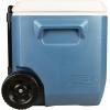 imageColeman Xtreme 50qt Rolling Cooler with Wheels ExtraWalled Insulation Keeps Ice up to 5 Days Portable Wheeled Hard ChillerBlue