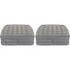 imageColeman GuestRest 18quot Plush Top Double High Air Mattress Airbed with Integrated Storage System and Carry Bag Pump Not Included QueenQueen 18 Pack of 2