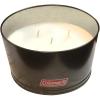 imageColeman Outdoor Citronella Candle 3Wick Decorative Tin Bucket Candle for Patio Backyard Camping and Outdoor Use Up to 35 Hours Burn Time 20oz20oz
