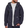 imageColeman Polar Mens Fleece Lined Workwear FullZip Sweatshirt with Hood Perfect Hoodie For The OutdoorsNavy