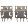 imageColeman Replacement Cooler Hinges 2Pack Stainless Steel 2 Steel Hinges ampamp 8 Mounting Screws to Repair Coolers