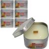imageColeman Scented Outdoor Citronella Candle with Wooden Crackle Wick Campfire Scent 6 oz Pack of 6Campfire