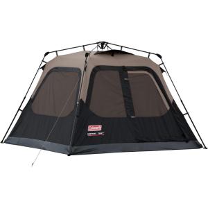 imageColeman 46810 Person Instant Camping Tent with 1Minute Setup Large Family Tent with PreAttached Poles Air Vent ampamp Carry Bag Sets Up in About 60 SecondsPFASFree