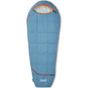 imageColeman Big Bay 02040F ColdWeather Sleeping Bag Adult Mummy Sleeping Bag with Headrest Foot Ventilation ampamp Storage Sack Big ampamp Tall OptionsPFASFree