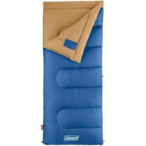 imageColeman Brazos 2030F Adult CoolWeather Sleeping Bag with NoSnag Zipper ampamp Stuff Sack Machine Washable Great for Camping Traveling Guests ampamp MorePFASFree