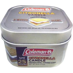 imageColeman Campfire Citronella Candle with Wooden Crackle Wick  6 ozSmores