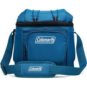 imageColeman Chiller Insulated Soft Cooler Leakproof 91630 Can Cooler with 12 Hour Ice Retention Made with Recycled Materials Great for Lunch Camping Beach Pool Sports ampamp MoreBlue
