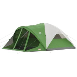 imageColeman Evanston Tent with Screen Room 68 Person Weatherproof Tent Sets Up in 15 Mins Included Rainfly ampamp Carry Bag Made of PFASFree Materials8person