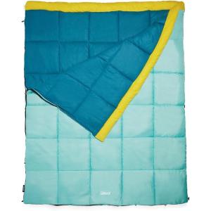 imageColeman Flatlands 304050F Sleeping Bag Made from 100 Recycled Material Big ampamp Tall Options CoolWeather Sleeping Bag for Camping Sleepovers Guests ampamp More30F Double Bag