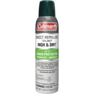 imageColeman Insect Repellent Spray  25 DEET Dry Formula Insect Repellent Spray Protects Against Ticks Mosquitoes chiggers gnats Fleas and Flies Ideal for Camping Outdoor Activities 4oz